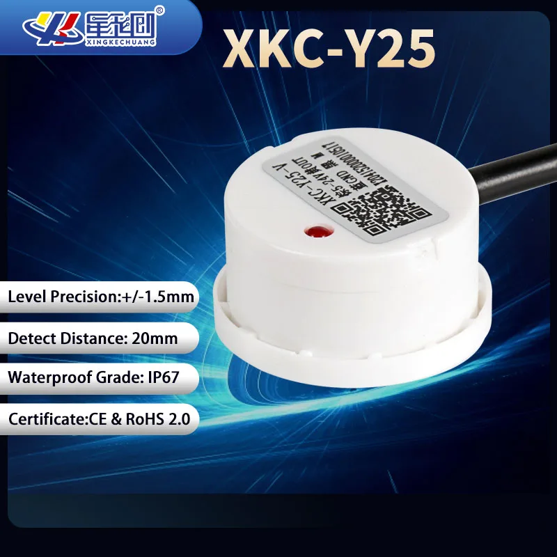 XKC 5-24v dc 4 wires distance 20mm inductive sensor Y25 Water Level proximity switch for liquid detection