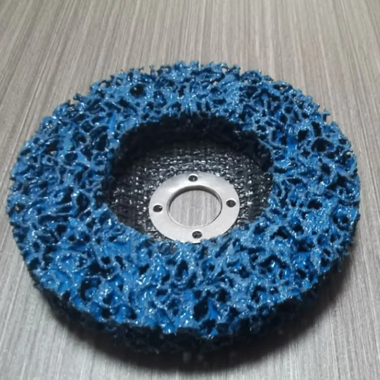 Durable 125 mm Silicon Carbide Nylon Poly Strip Disc Paint Rust Remover Clean Disc for Car Truck Motorcycles Abrasive Wheel