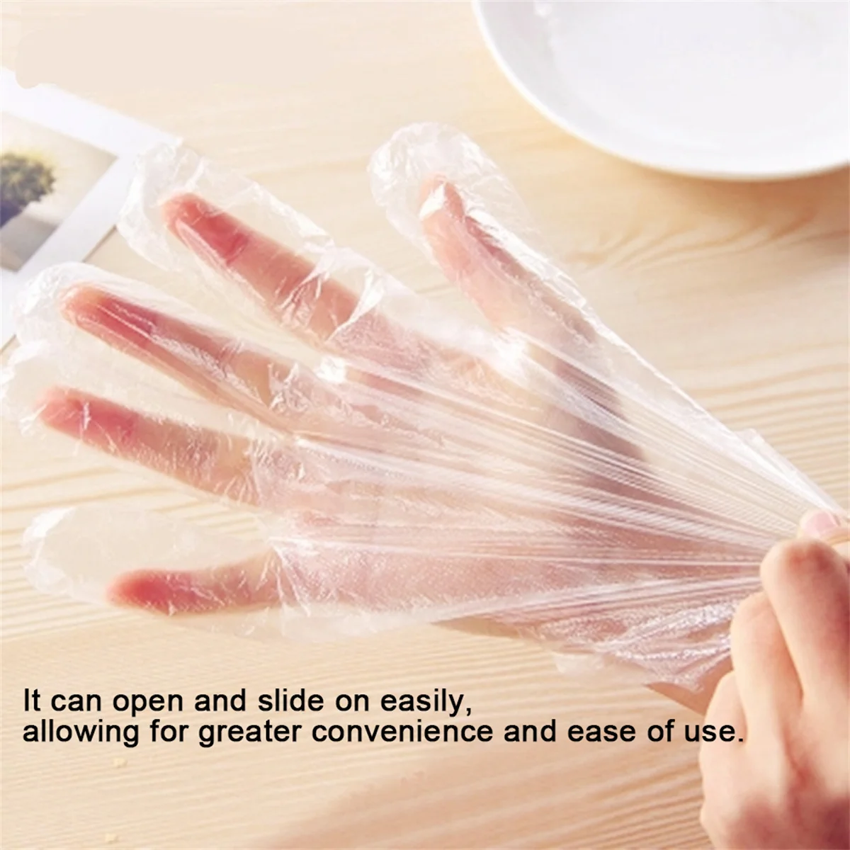 Transparent Food Grade Poly Gloves PE CPE TPE Gloves Individually Packed making machine Plastic Gloves for Fast Food Kitchen