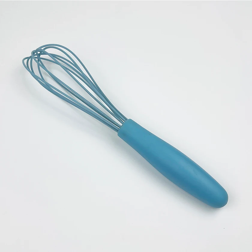 silicone Egg whisk Convenient long Handheld egg Beater Mixer Tools Whisk for Blending Whisking Beating Stirring Cooking Baking