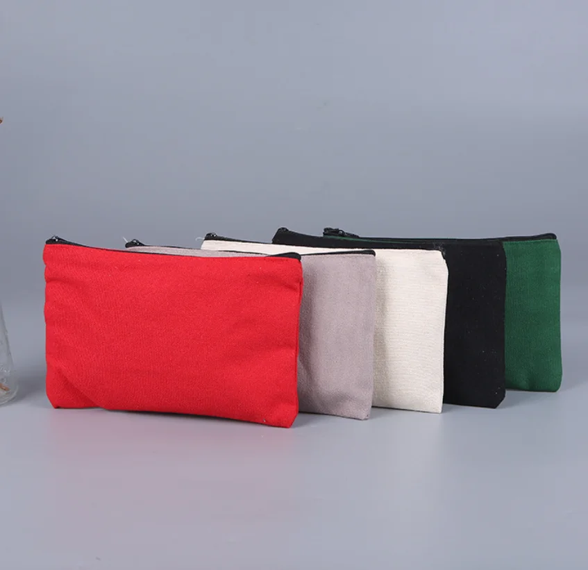 Stationery Student Organizer Canvas Zipper Document File Bag