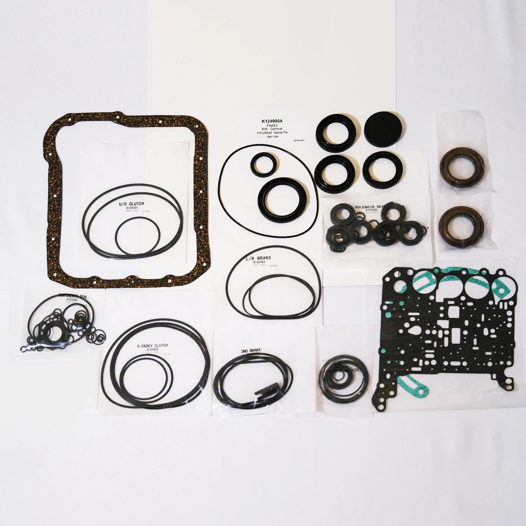 F4A51 Automatic Transmission Gearbox Overhaul Kit Seal Kit For Kia Carnival K124900A