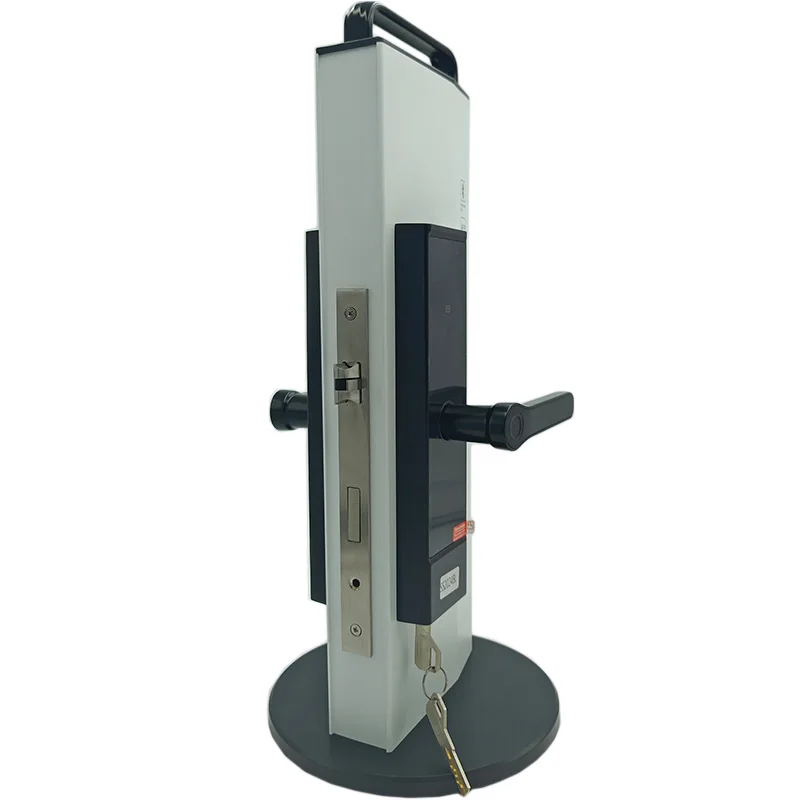 Tuya Wholesale black aluminum alloy anti pry anti-theft fingerprint electronic digital  intelligent door locks with WiFi