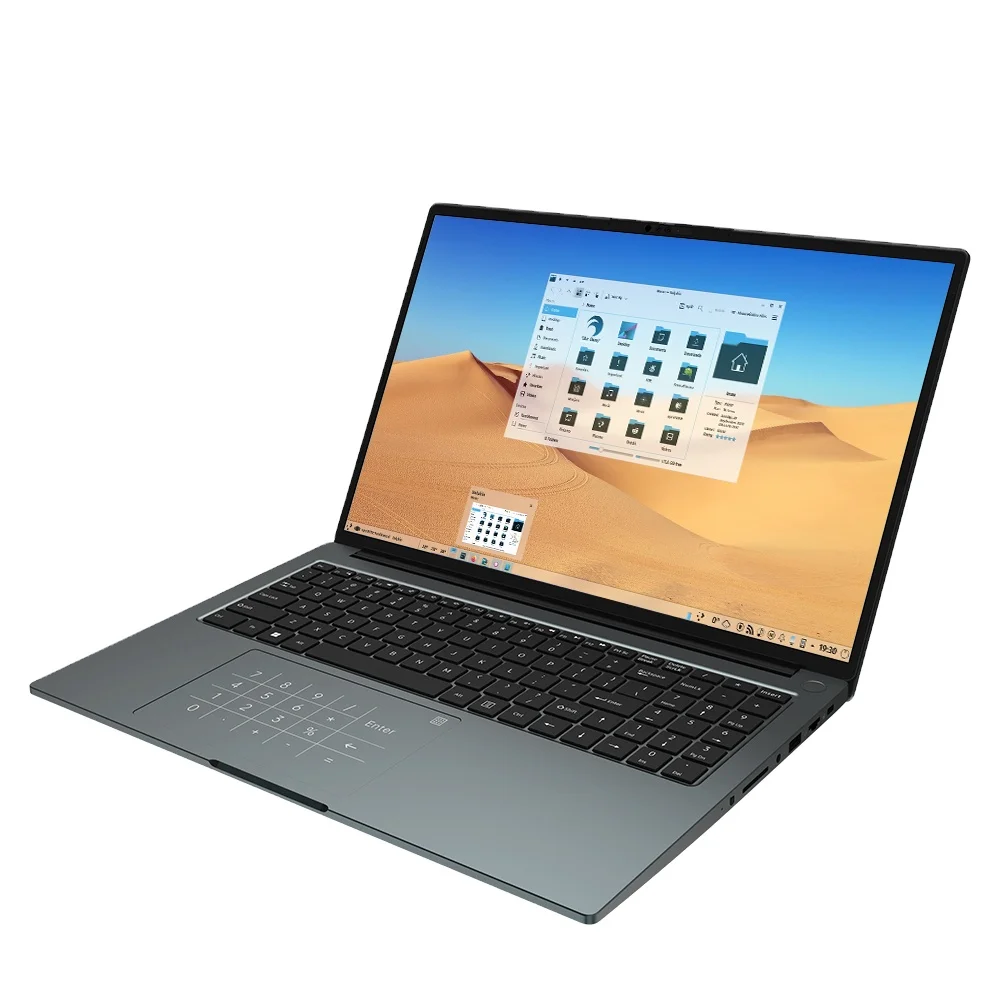 Ноутбук Gbook FHD IPS 16 дюймов 1920*1200 Intel Graphics беспроводной 1 ТБ металлический английский для студентов бизнес-игр ноутбук
