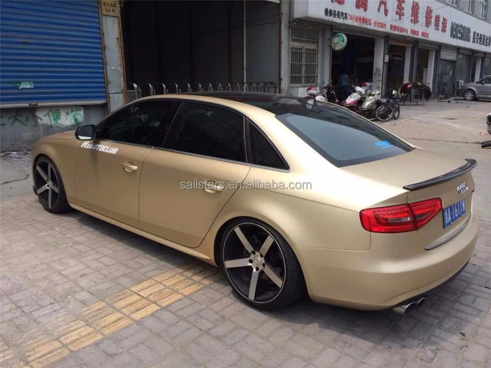 Best Quality Matte Chrome Metallic Champagne Gold Vinyl Wrap For Car Wrapping