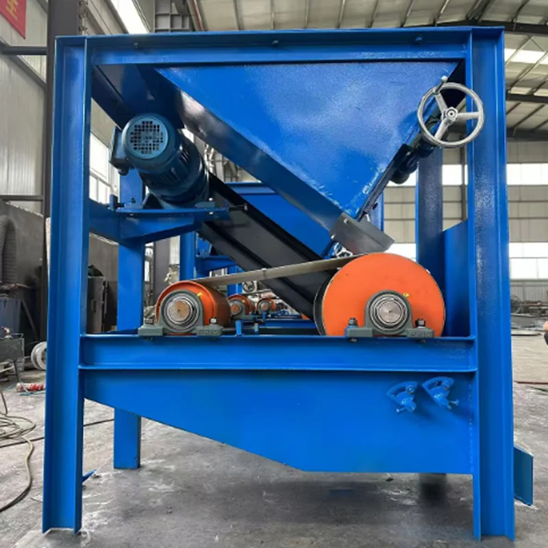 High Performance Industrial Mining Machinery Single Roller Dry Magnetic Separator For Iron Separation