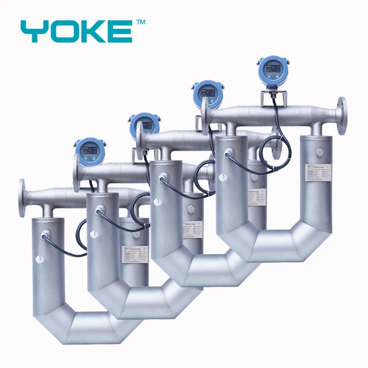 Точность достигает 0.1%-0.2% толуол DN200 caudalimeter coriolis massico газовый расходомер coriolis