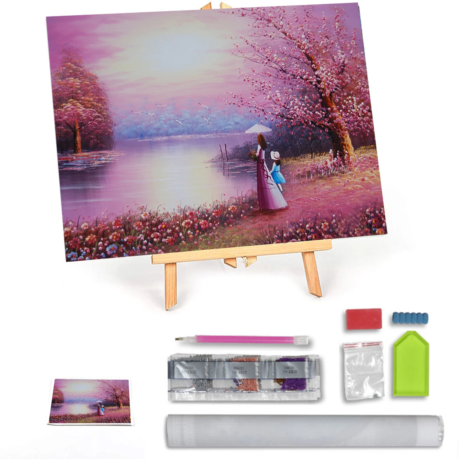 Набор для алмазной 3d живописи, 40x30 см