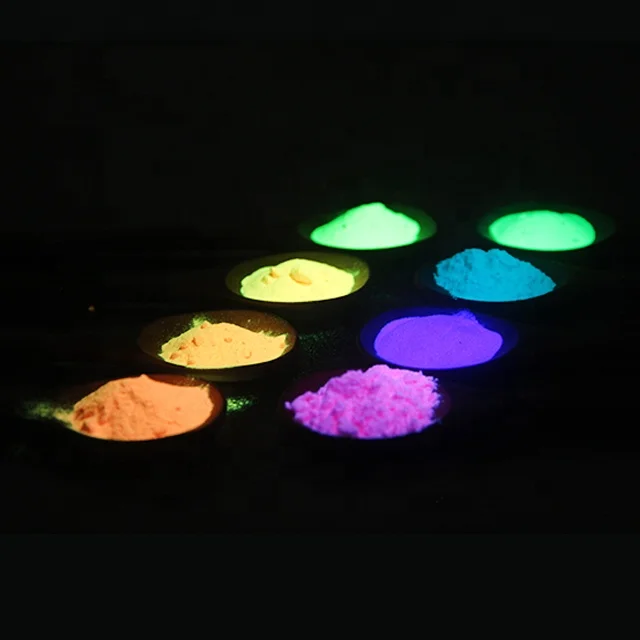 High Quality Low Price Photoluminescent Powder Strontium Aluminate Colorful Glow In The Dark Pigment