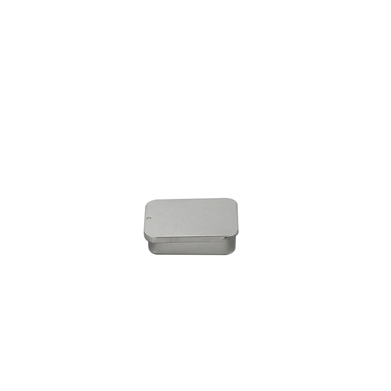 
Cheap Small Rectangular Wholesale Lip Balm Tin Can Packaging Slide Mini Mint Tin Box 