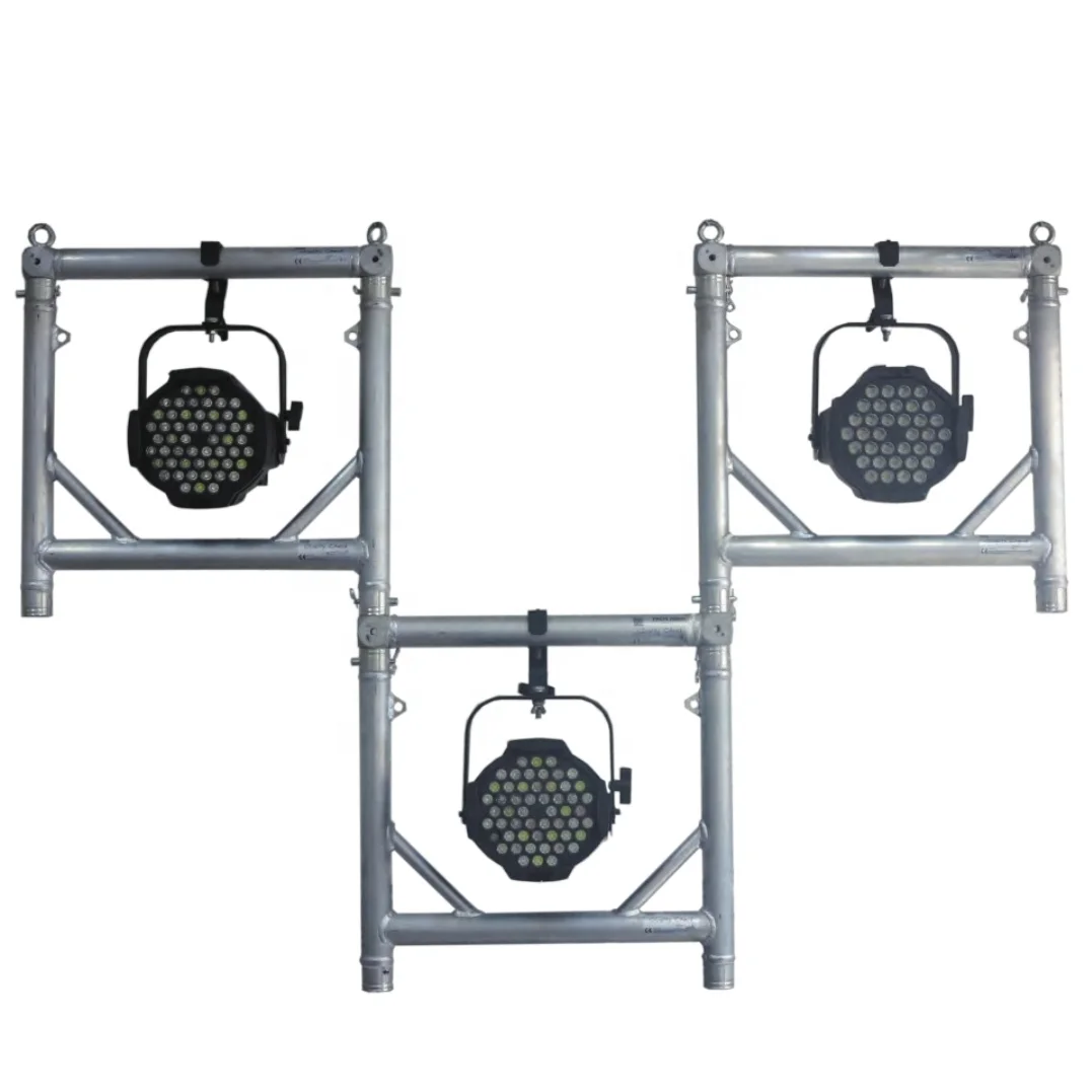 Aluminum U Frame and Top for Stacked Truss Lighting Kits for Outdoor and Indoor Events