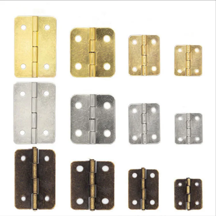 30X26mm small wooden box hinge golden miniature packaging box mini loose-leaf hardware accessories hinge