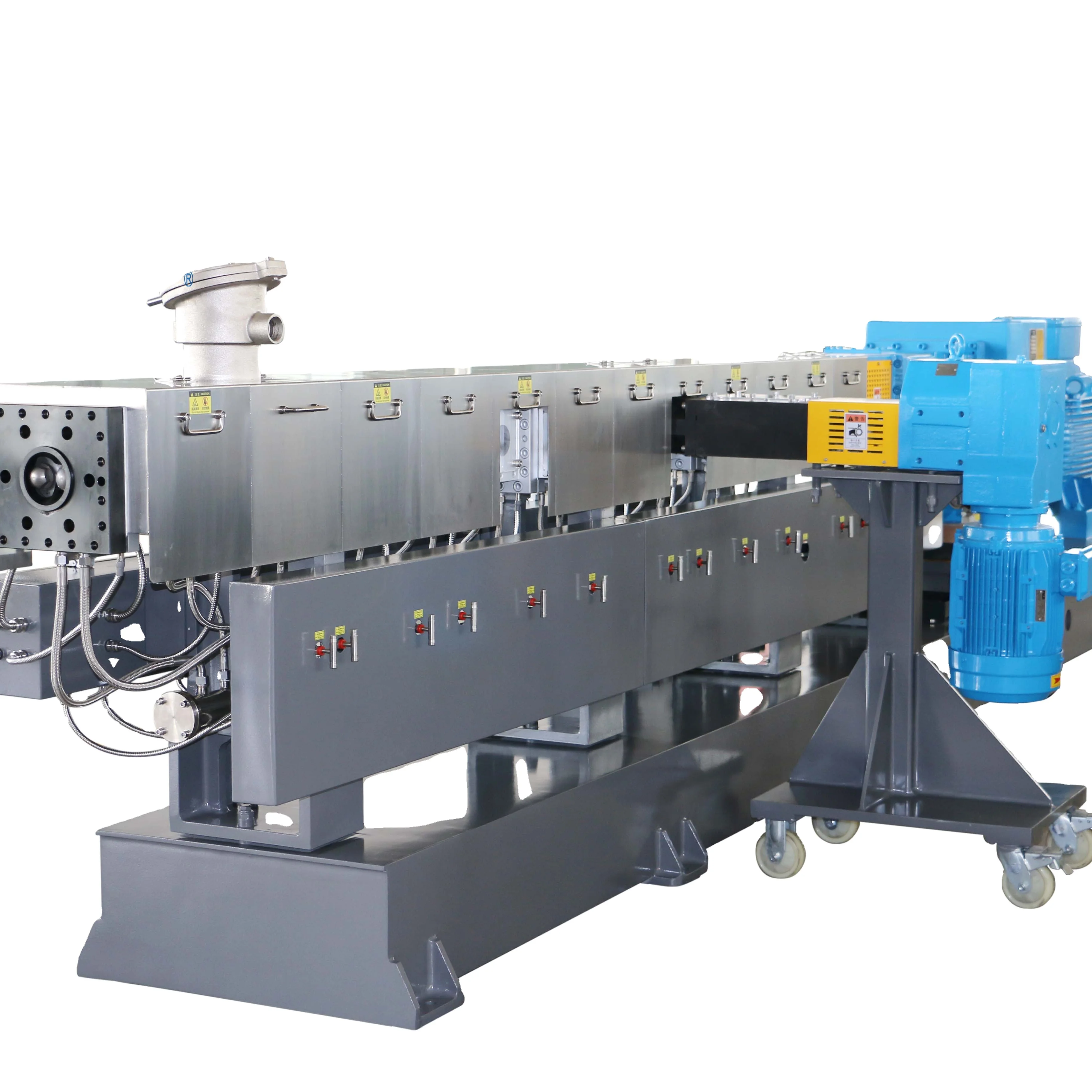 CJWS-95 Starch filled Bio-plastic compounding line/Twin screw extruder CaCO3 high filling granulation