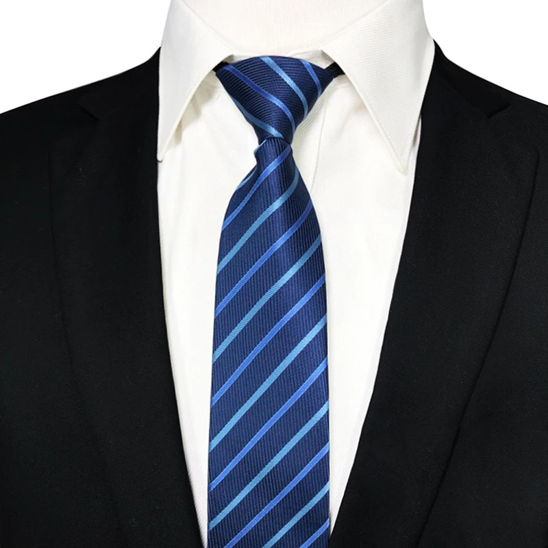 
2020 new fashion men business tie men suits necktie lazy men convenient zipper tie cheap necktie 