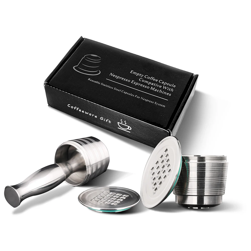 2 капсулы 1 выборка доступные Экспресс-кофеварки для Nespresso Vertuo перезаряжаемые кофейные