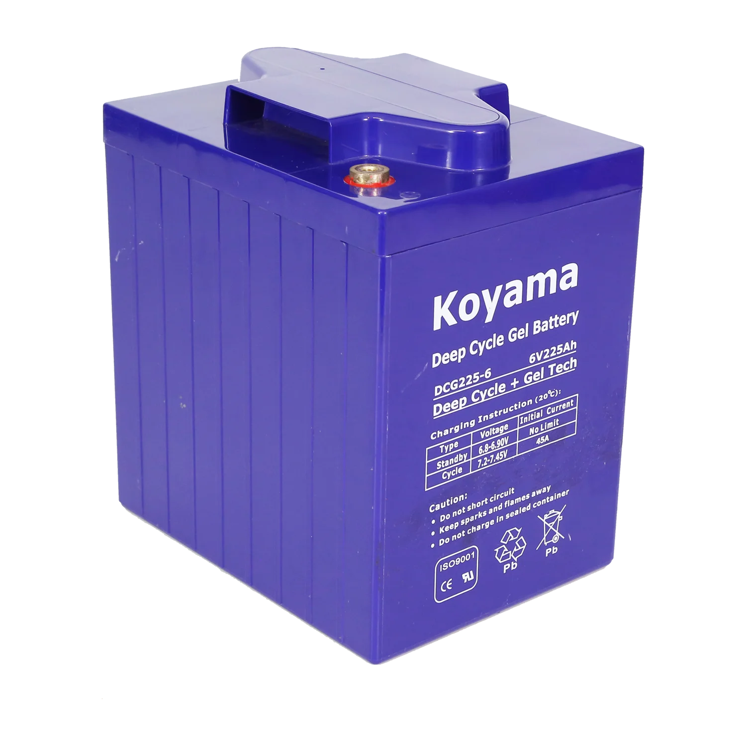 Герметичный гелевый Аккумулятор KOYAMA VRLA с глубоким циклом производитель Китай 6 В 12 225 А/ч для электромобилей инвалидных колясок