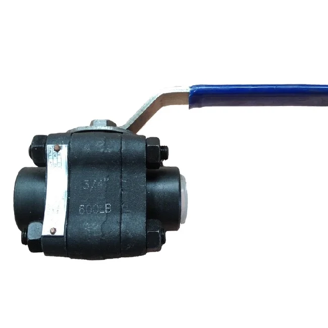 SW 800lb reduce Port  Female Socket welding connection forged steel ball valve Ends 3pcs A105 Ball Valve
