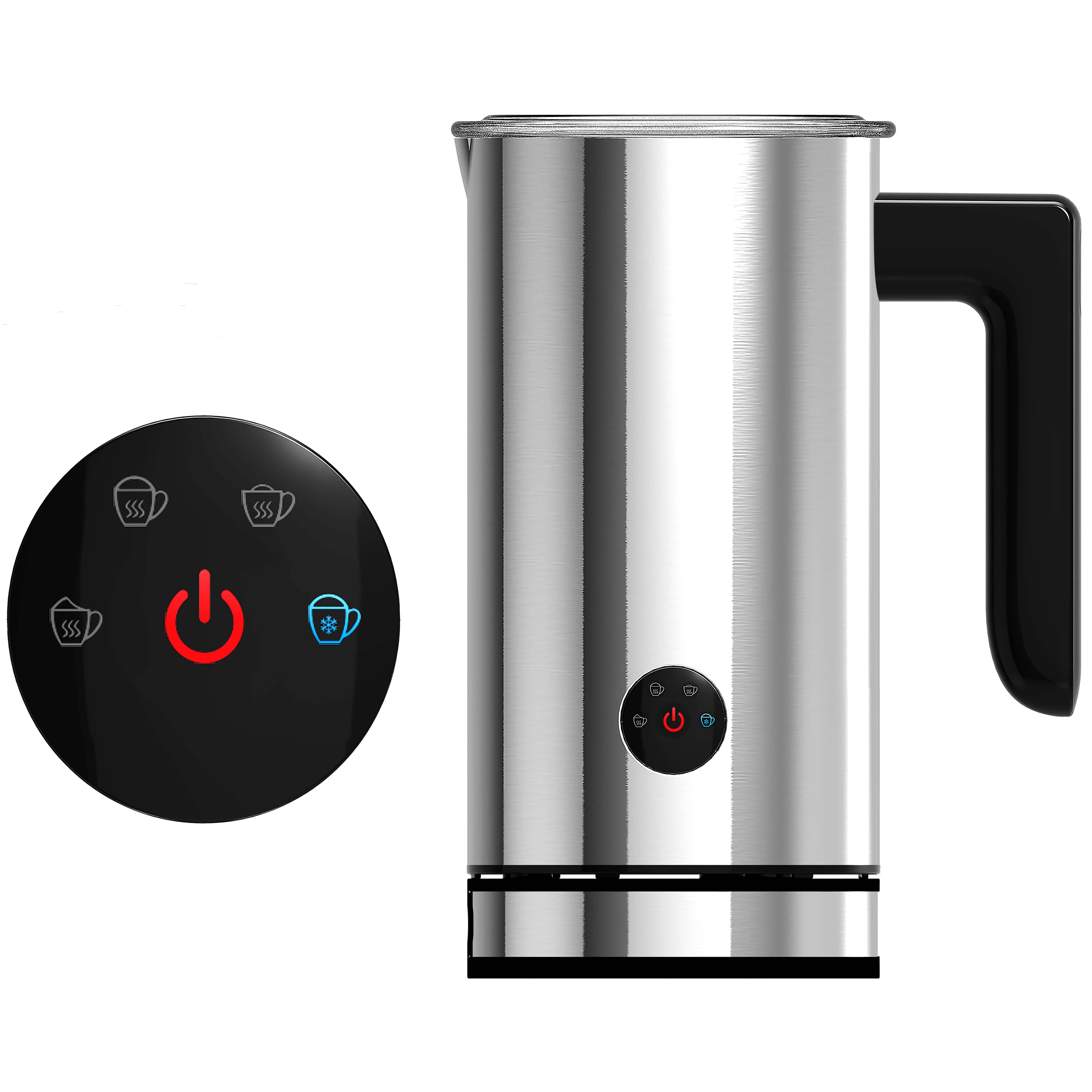 Detachable power base automatic milk steamer machine new stainless steel electric milk frother