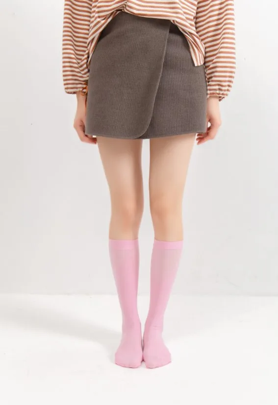 Women Girls Sexy Middle Stockings Calf Student Designer Socks Autumn Winter Thick Long Socks