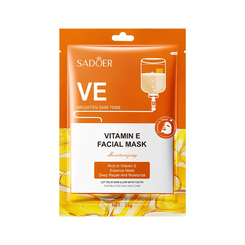 OEM SADOER private label Hyaluronic acid vitamin E oligopeptide organic skin care whitening beauty moisturizing facial mask