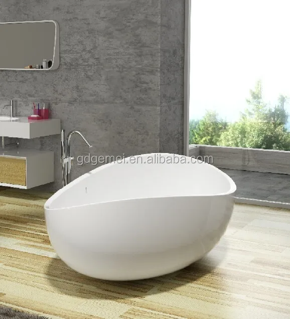 2023 GM freestanding bathtub solid surface soaking bathtub high-end Bathroom bathtub