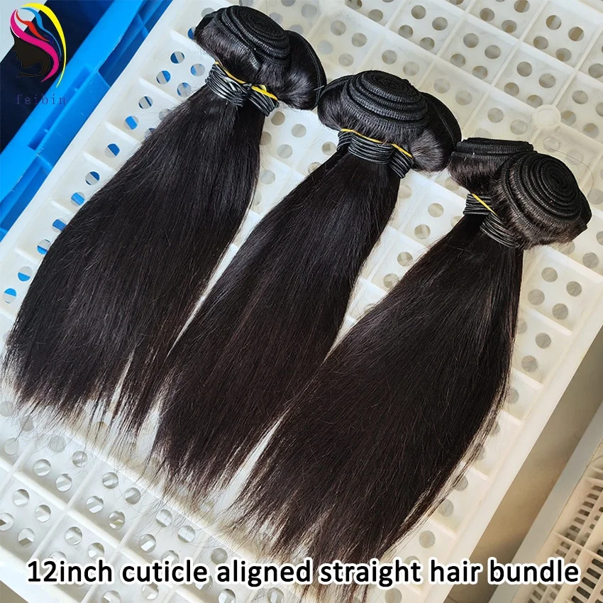 3 bundles 70g/pc Cheap cuticle aligned brazilian virgin remy raw unprocessed 100% Human Hair Mongolian Weave Extension Bundle