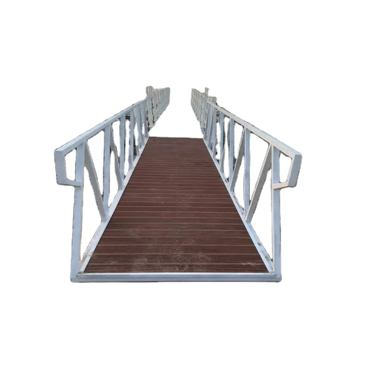 High quality aluminum marina pontoon floating dock/jetty walkway