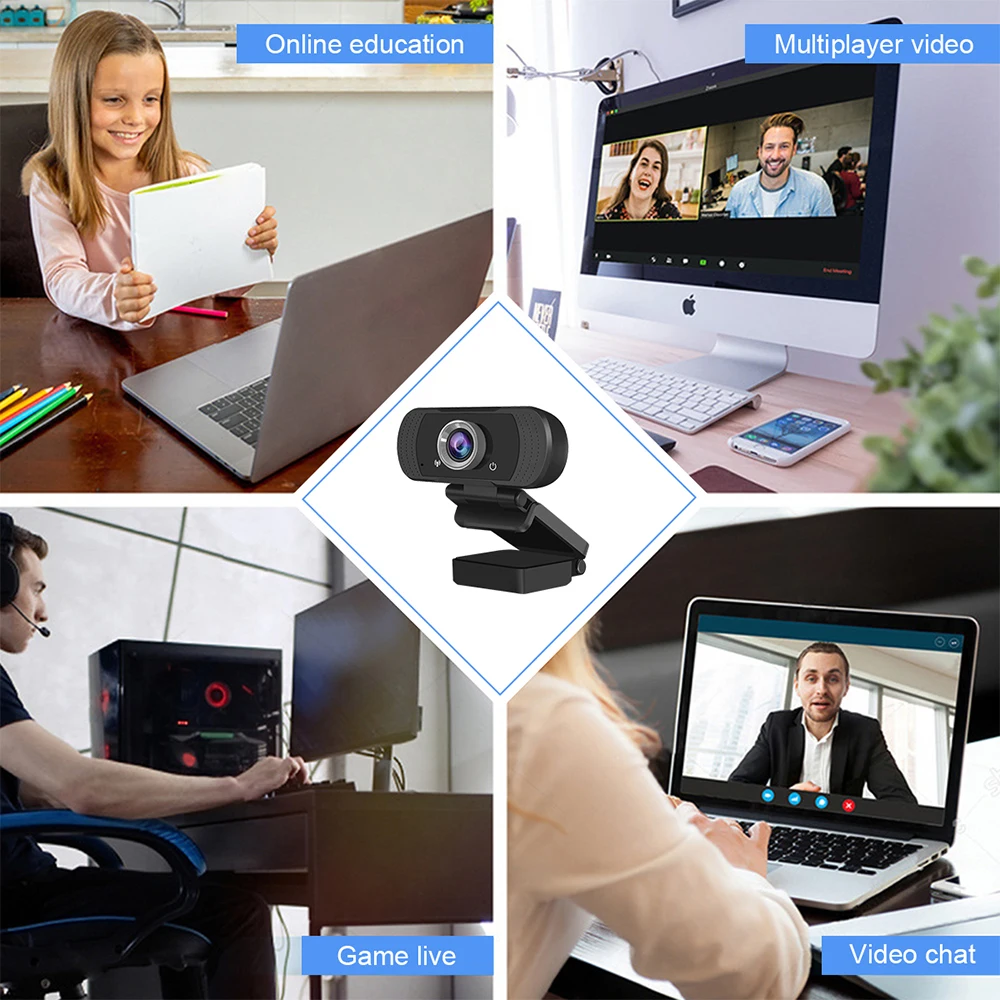  Оптовая продажа веб-камеры фабрики ПК камера oem odm camaraweb 1080p Поддержка штатива с бесплатным приводом
