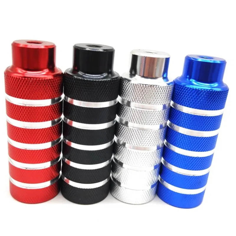 1Pairs Aluminum Alloy Bike Pedals Axle Foot Rest Peg BMX Pedals Rear Pegs Diameter 38*110MM