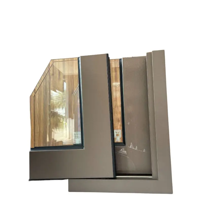 Balcony residential Aluminum tempered Low-E double glazed 2 tracks sliding windows