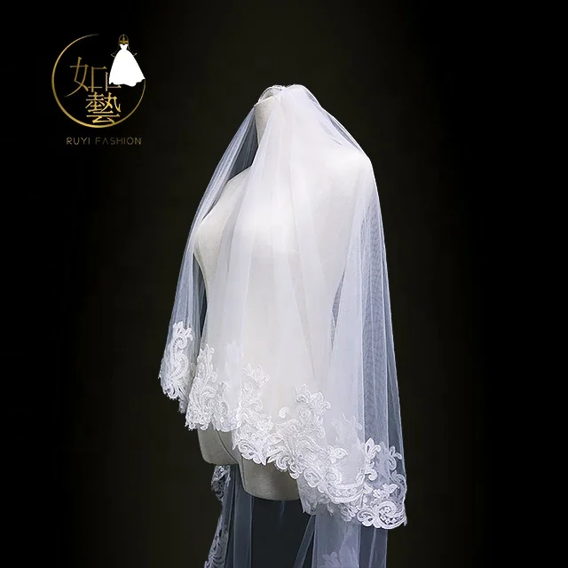 
Hot sell High Quality 2021 new style Wedding veil simple bridal veil Premium Tulle veil 