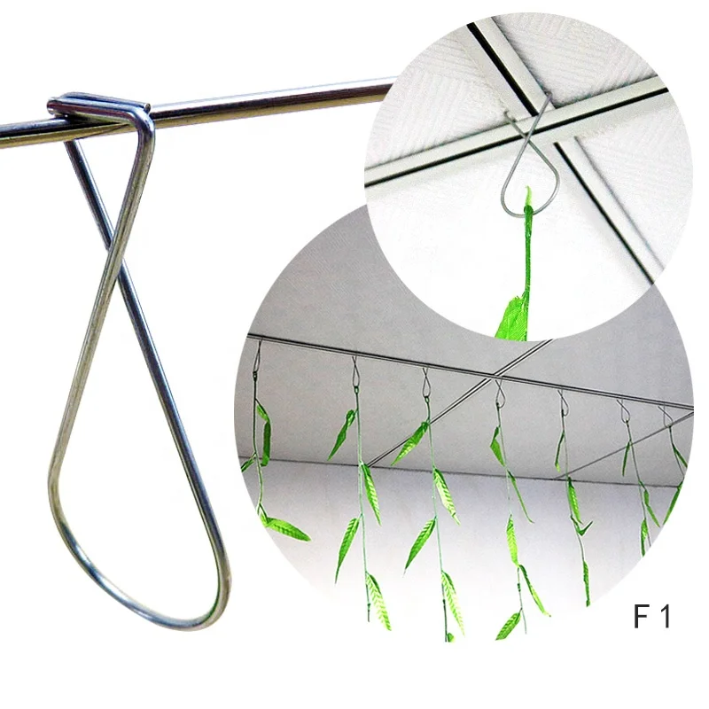 ceiling automatic rebound hooks ceiling hangers spring clips for ceiling ornament or displaying sign pictures