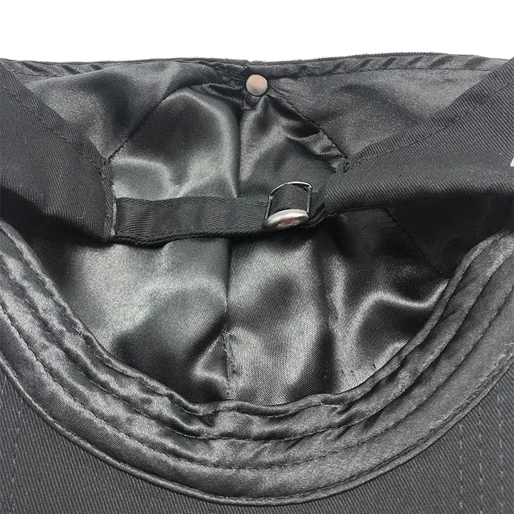 ALLCH Custom Embroidery Open Top Visor Satin Lined Curly Hair Backless Hat Ponytail Baseball cap