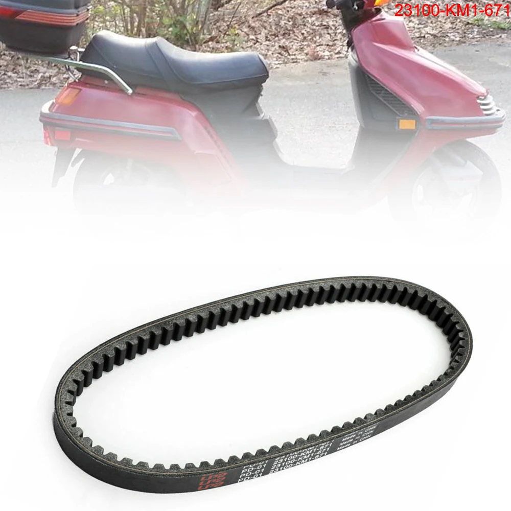 Black motorcycle Premium Fiber Drive Belt For Honda CH250 Elite 1985-1990  CN250 Helix CN250 Spazio 1986 1987 1988  -2007