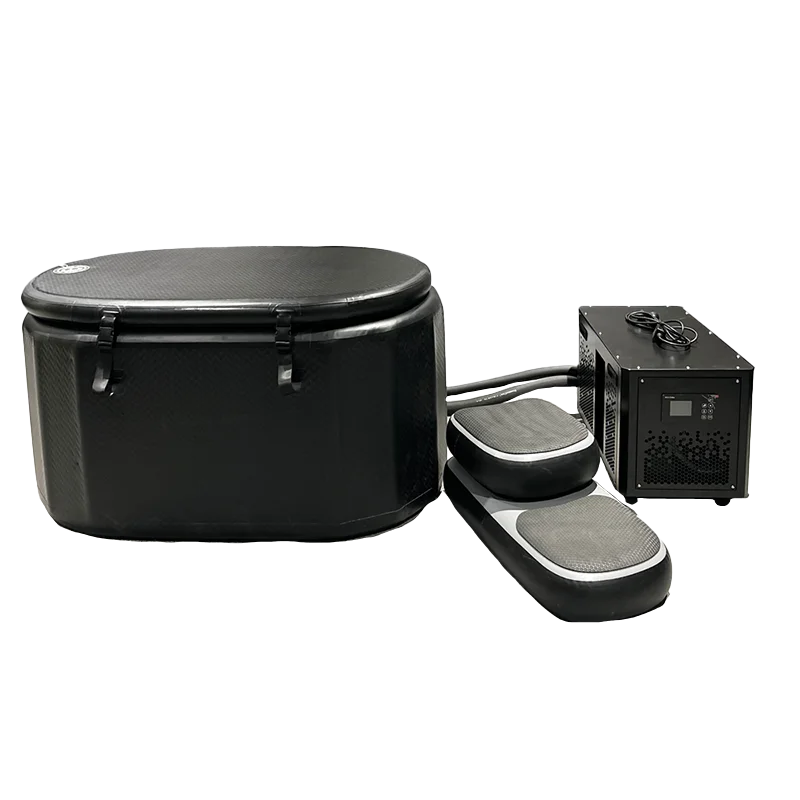 Outdoor Cold Therapy Plunge Pool Inflatable Ice Bath with Water Chillers