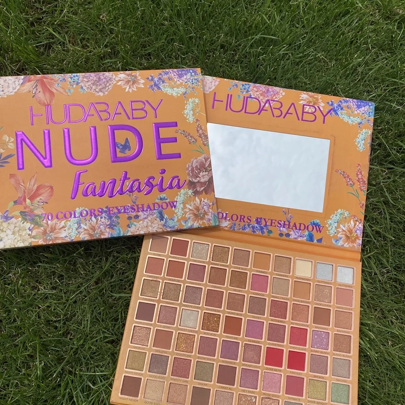 hudababy high quality cosmetics high pigment 88 colors eye shadow for sale