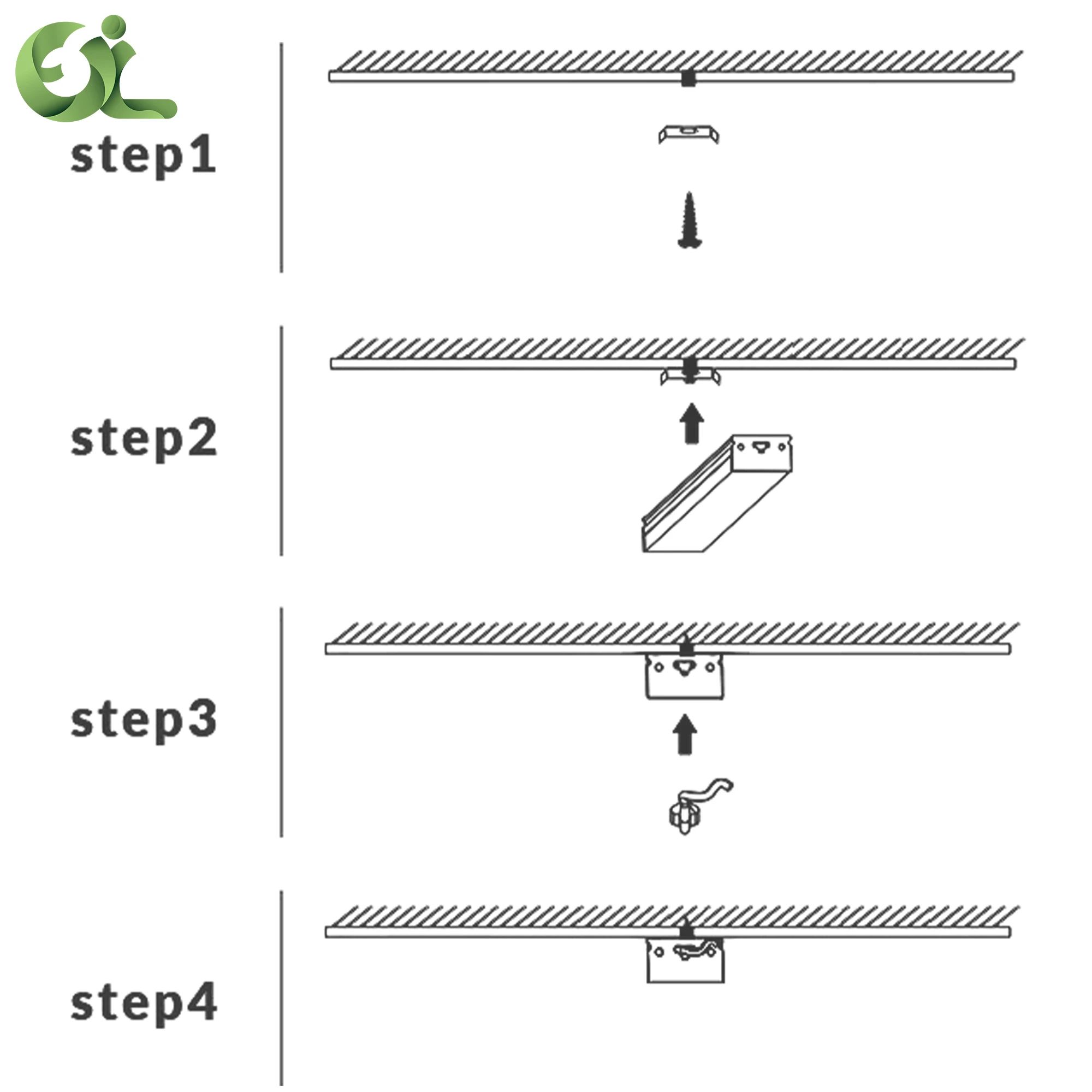 60w 4ft 5000Lm Luminous Shopping Mall Indoor Led Batten Lights Panel Light  Body Lamp Power Lighting Evo