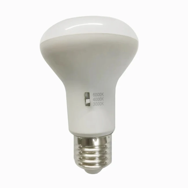Sunsing Led Light Manufacture 9W Tri-color R39 R50 R63 R80 R90 LED Globes Light Bulb with E14 B22 E27 base