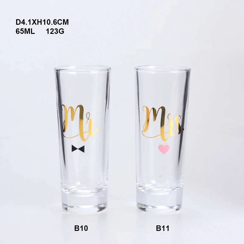 Wholesale customized promotional 2oz bullet cylinder liquor shot glass tequila glass cup souvenir shot glasses whiskey glass cup