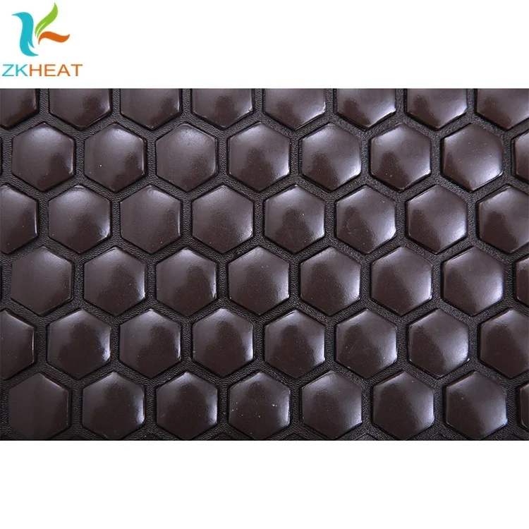 
High quality ceramic negative ion thermal massage heated tourmaline mat therapy mattress 
