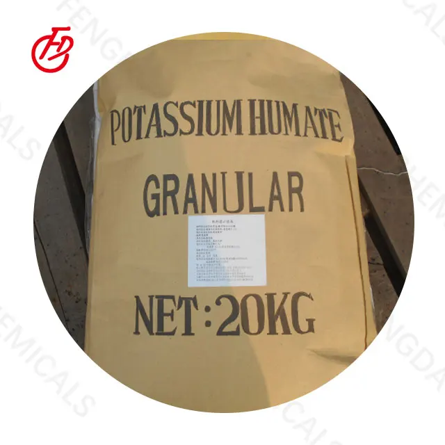 Potassium Humate Flakes Shiny 100% Water-Solubility Fertilizer Super Potassium Humate