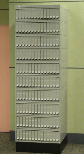 metal slides storage medical cabinet