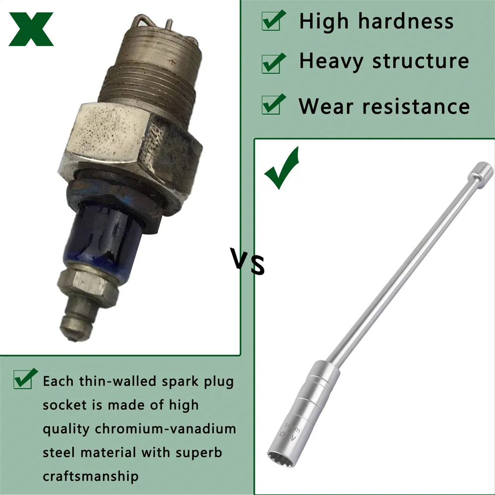 Wholesale 14mm 16mm Thin Wall Enhanced Swivel Magnetic Spark Plug Socket