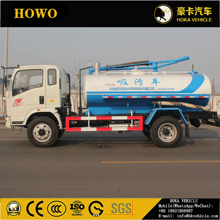 SINOTRUK HOWO 4X2 116HP 3CBM VACUUM TANKER TRUCK MODEL ZZ1047D3414C145