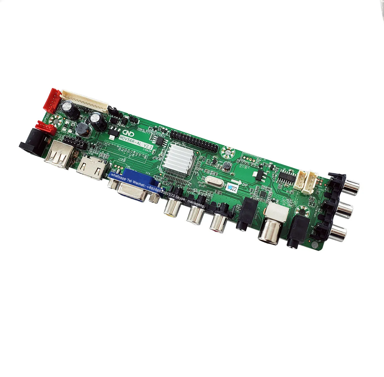 Universal firmware  V56 HDV56R-AS AL CND Jumper selecting resolution TV Card motherboard mainboard board