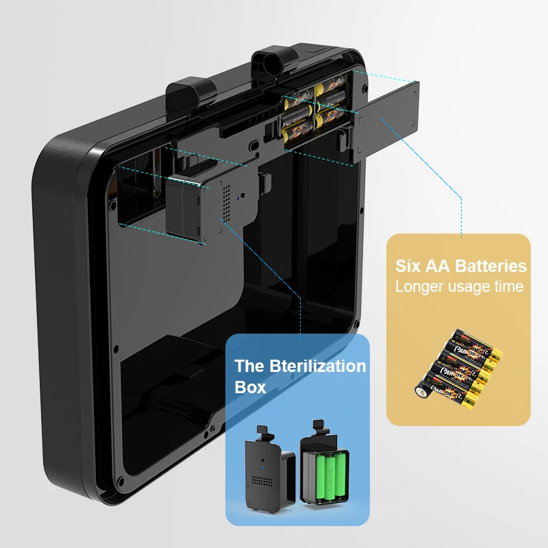 72L 19 Gallon CE RoHS Smart Automatic Sensor Recycling Sorting Touchless Dual compartments waste bins