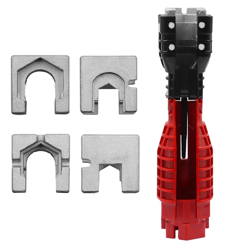 18 In 1 Multifunctional Kitchen Repair Plumbing Tool Flume Wrench Sink Faucet Key Plumbing Pipe Wrench Bathroom Wrenches