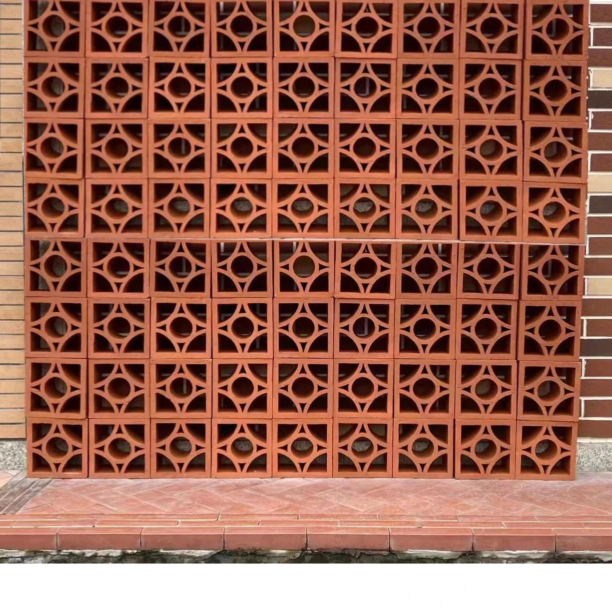 Терракотовый бризовый блок настенные декоративные глиняные решетчатые