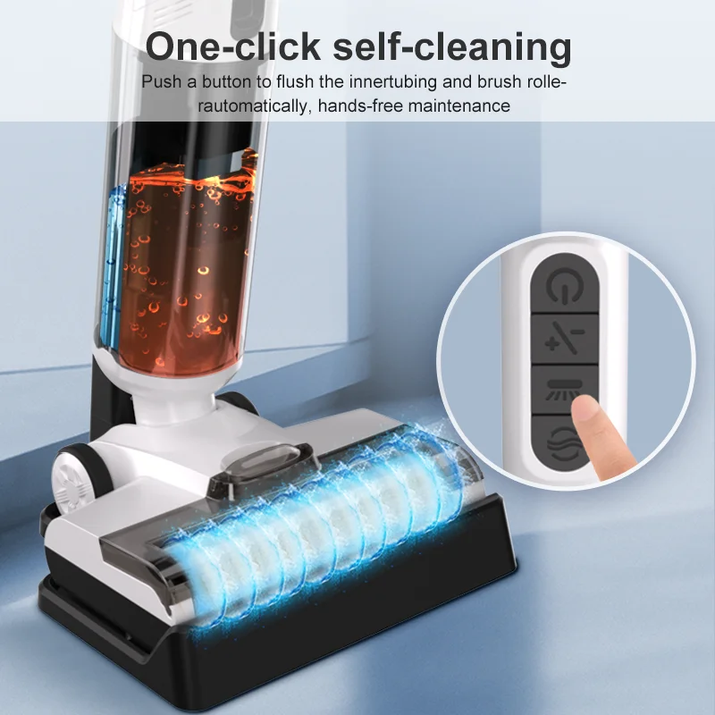 Purolf Portable Cordless And Chargeable Household High Intelligent Vacuum Upright Wet And Dry Vacuum Cleaner For Floor Care