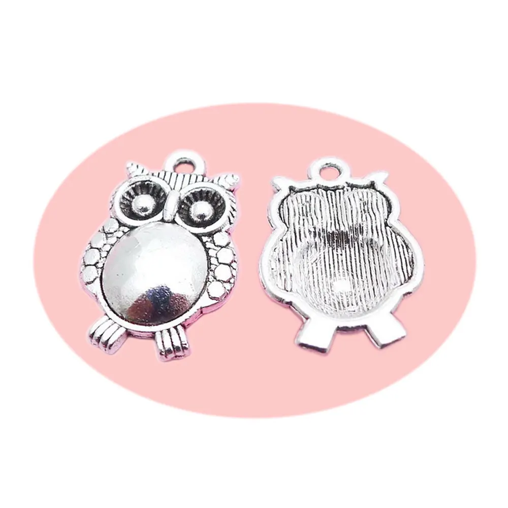 Supply 20*12MM Hamsa Hand Alloy oiled Custom  Bead Pendant for Diy Necklace